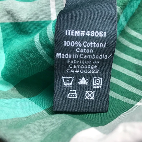 MenLogan Hill GreenPlaid Short Sleeve Button Down - Picture 4 of 7